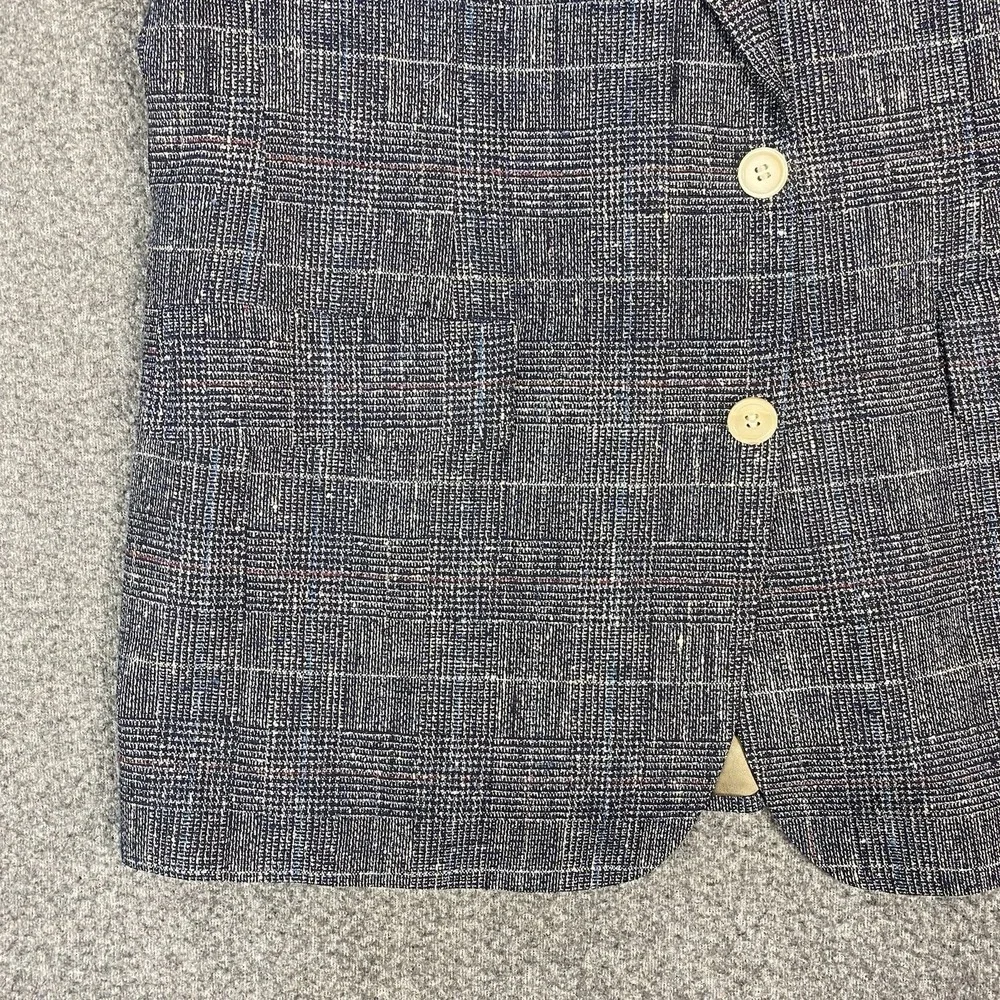 VINTAGE‎ NORDSTROM Mens Silk Blazer Sport Coat Casual Jacket Size 42R Suit USA